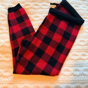 Torrid Red and Black Buffalo Check Joggers